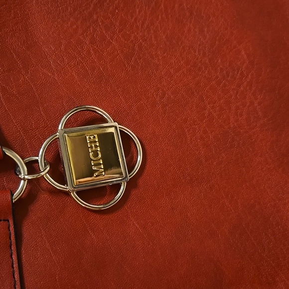 Miche Deep Red Handbag with Logo Charm - Picture 2 of 7
